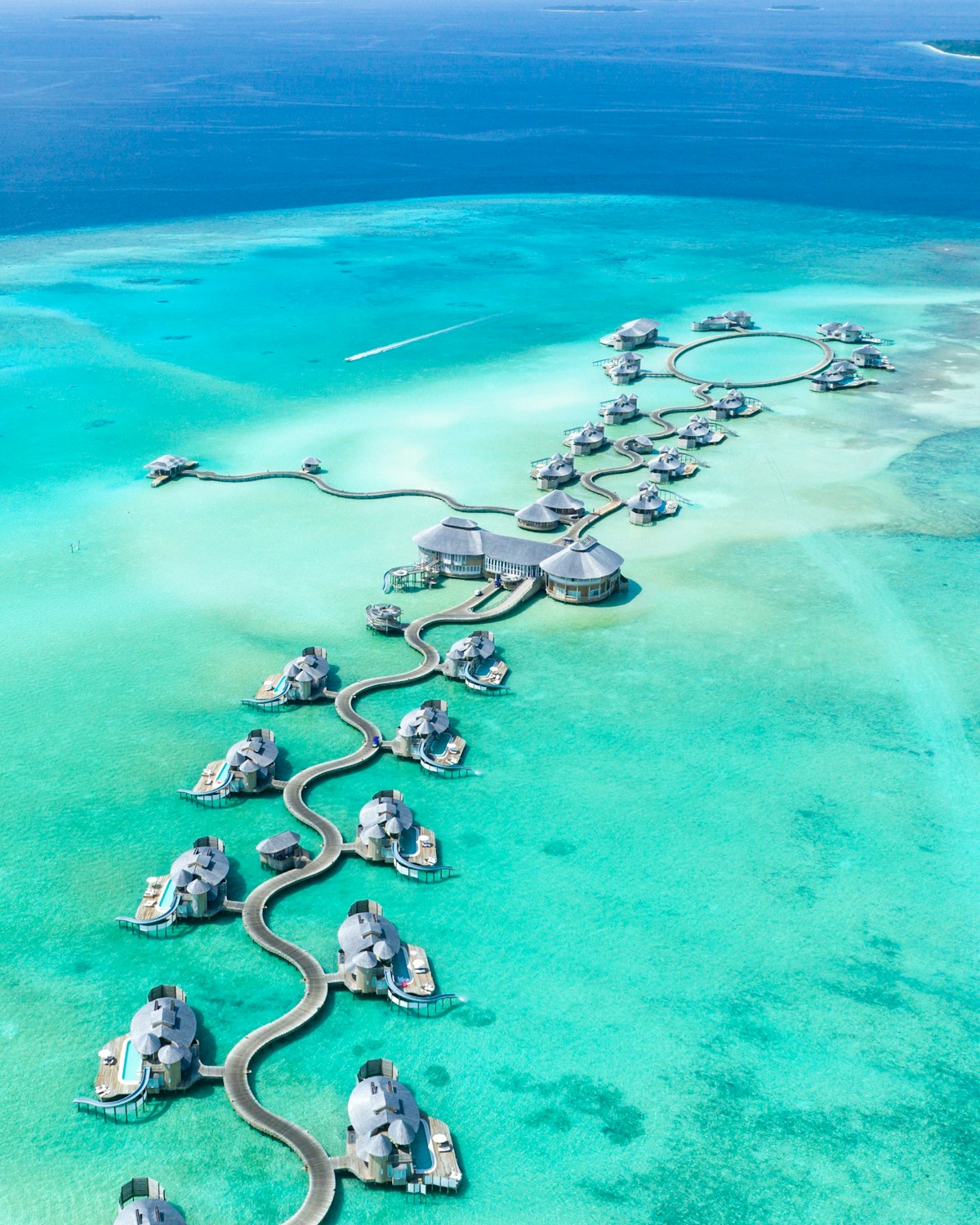 Maldives overwater villa